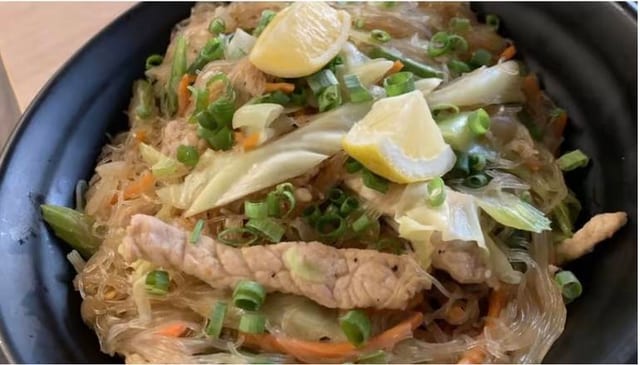 Pancit Bihon Noodles (Rice Starch Noodles).